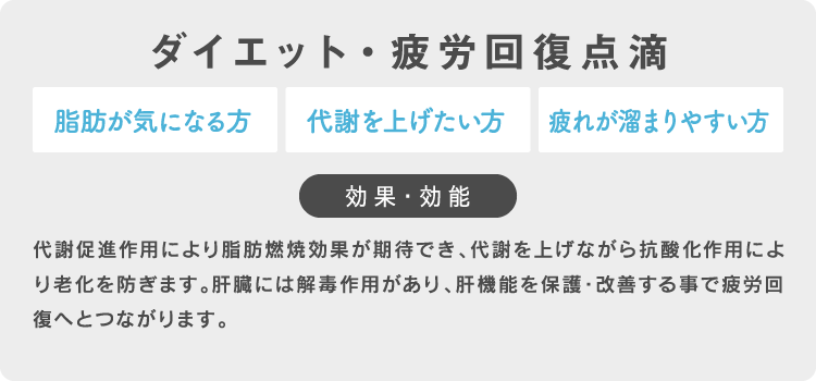 ダイエット点滴