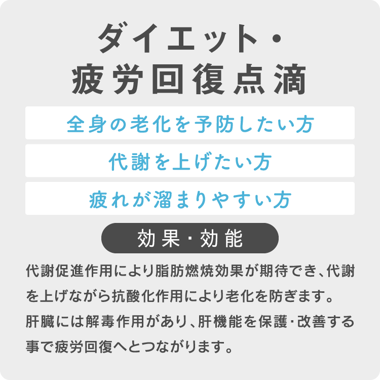ダイエット点滴
